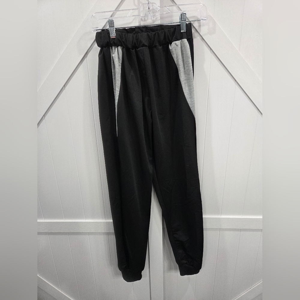 Kids Black and Gray Joggers